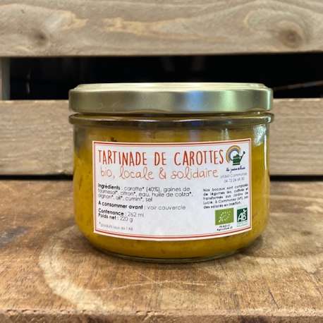 Tartinade de carotte BIO (220 GR)