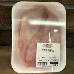 Filets de poulet fermier (env. 400g)