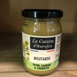 Moutarde Dijon BIO aux herbes (200g)