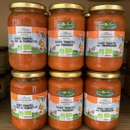 Sauces tomates aux légumes (330GR)