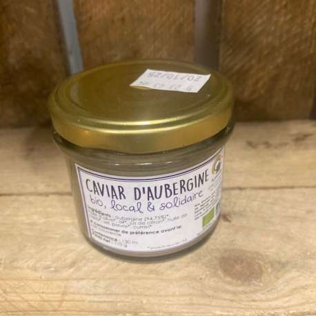 Caviar d'aubergine BIO (110 GR)