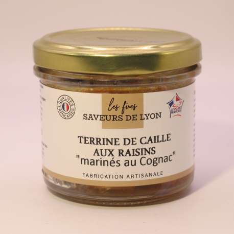 Terrine de Caille Aux Raisins  (90GR)