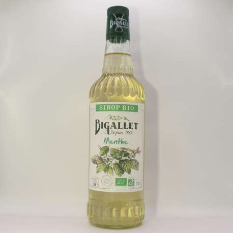 Sirop Menthe BIO (70CL)