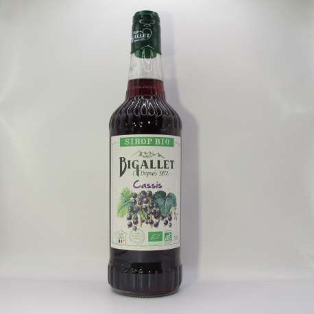 Sirop Cassis BIO (70CL)