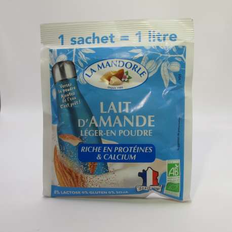 lait d'amande en poudre BIO (80GR)