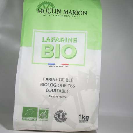 Farine de Blé BIO T65  (1 Kilo)