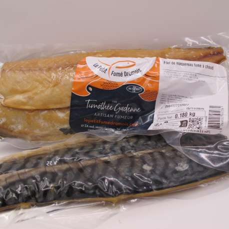 Filet de maquereau fumé à chaud (180 GR)