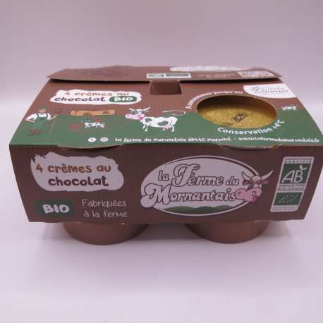 Crèmes dessert au Chocolat par 4