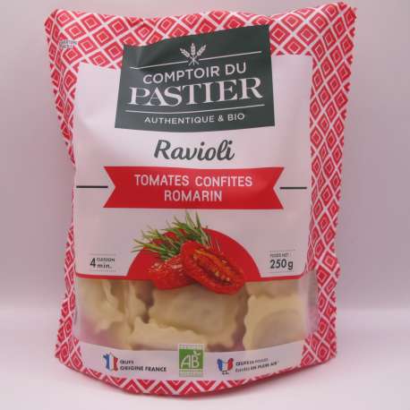 Ravioli BIO Tomates Confites Romarin (250 GR)