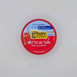 Miettes de thon sauce tomate Bio (160g)