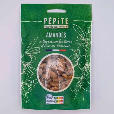 Paquet d'Amandes Bio France (125g)
