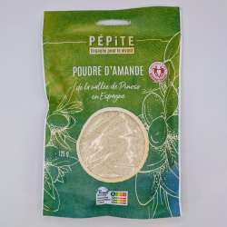 Paquet de poudre d'Amandes Bio d'Espagne (125g)